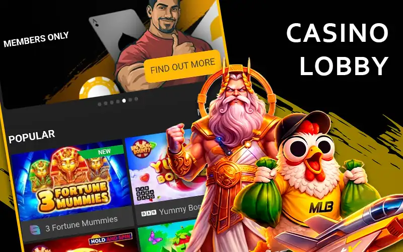 Explore interactive casino lobby on the Melbet website.