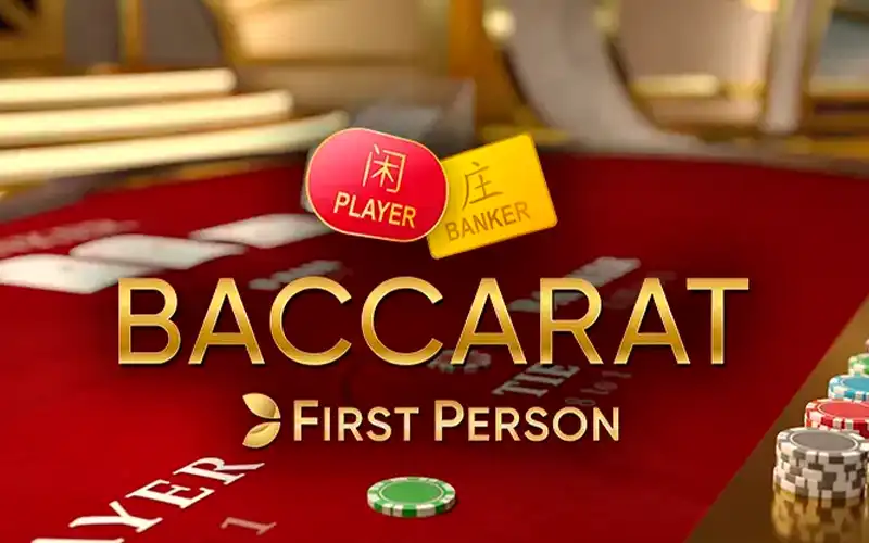 Enjoy Baccarat First Person on Melbet website.