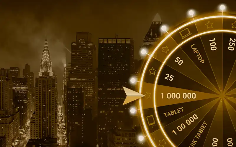 Spin the Wheel of Fortune on Melbet website.