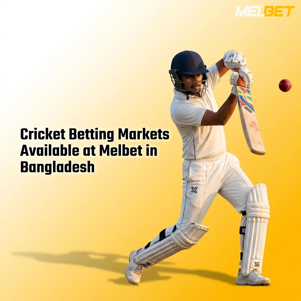 Cricket betting markets at Melbet Bangladesh