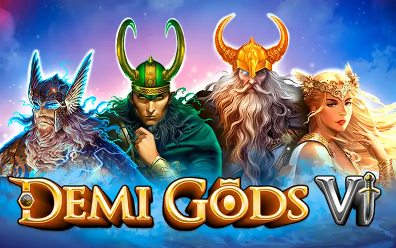Unleash mythical power in Demi Gods VI slot.