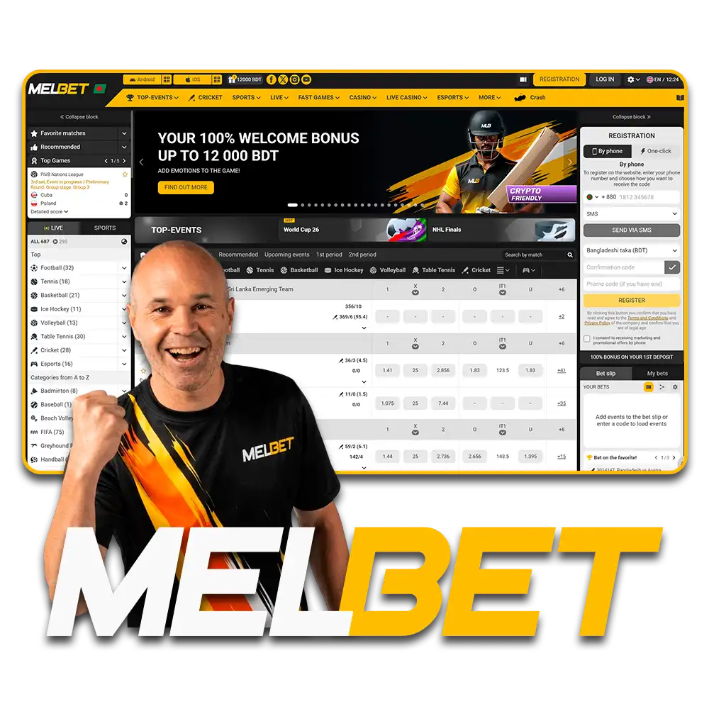Visit the Melbet website for casino and betting.