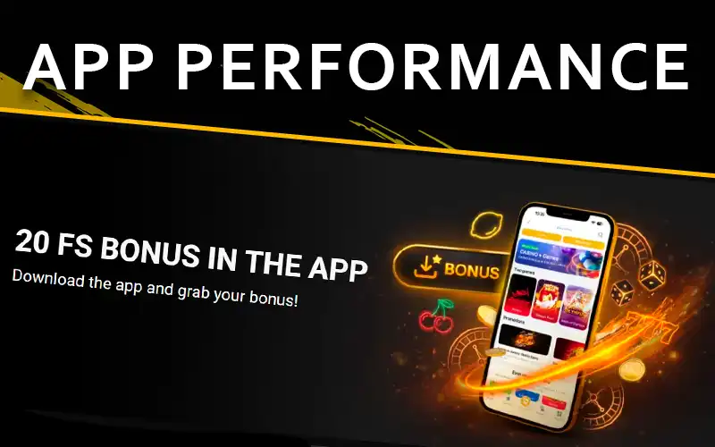 Check app performance details on the Melbet website.