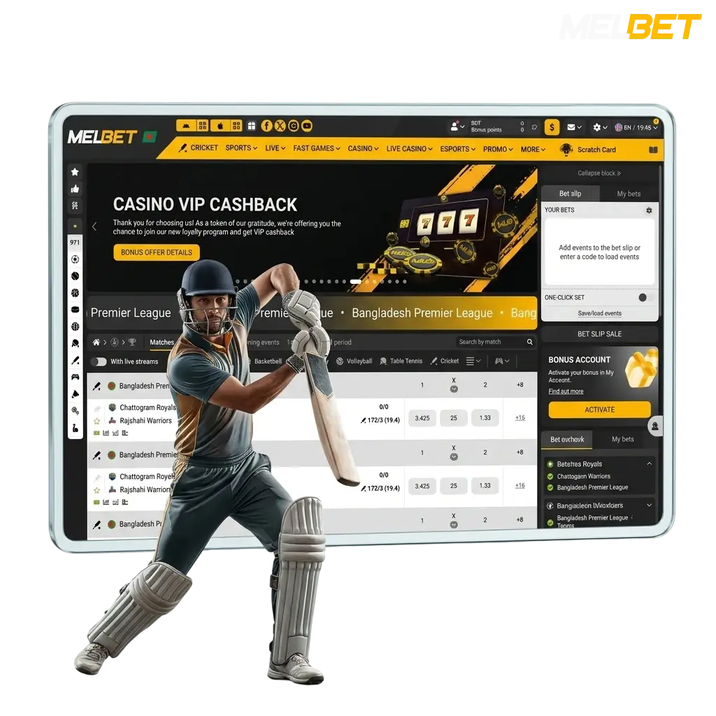 Melbet Cricket Betting in Bangladesh