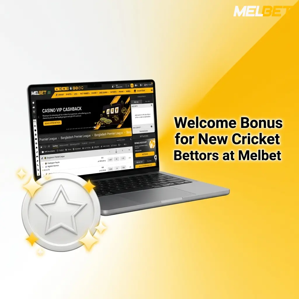 Welcome Bonus for New Cricket Bettors at Melbet